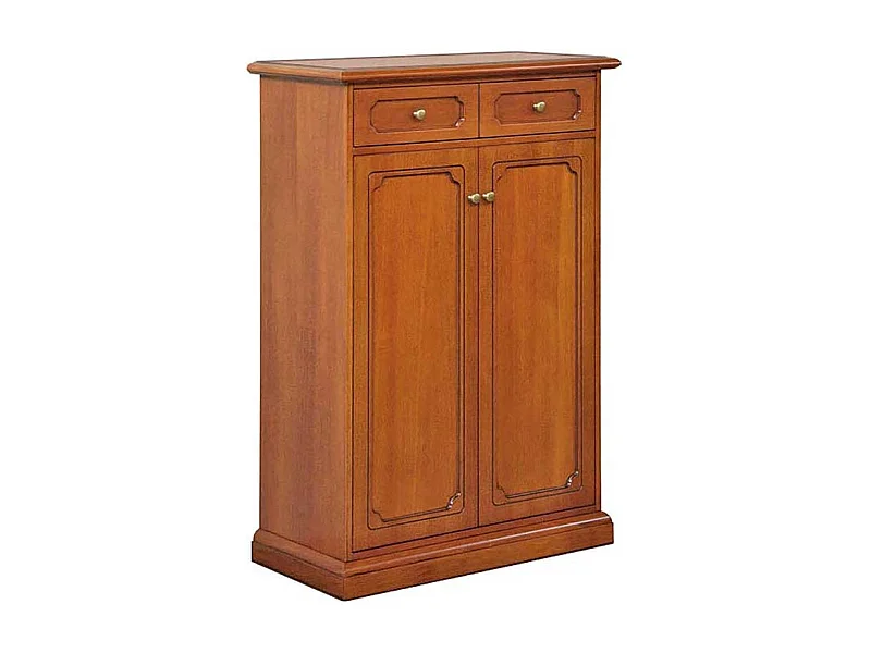 Schuh Schrank Nussbaumfarben im klassischen Stil 84 cm breit