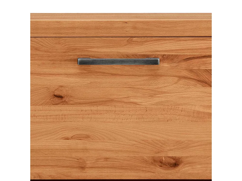 Garderobenschuhschrank im Industry und Loft Stil Kernbuche Massivholz