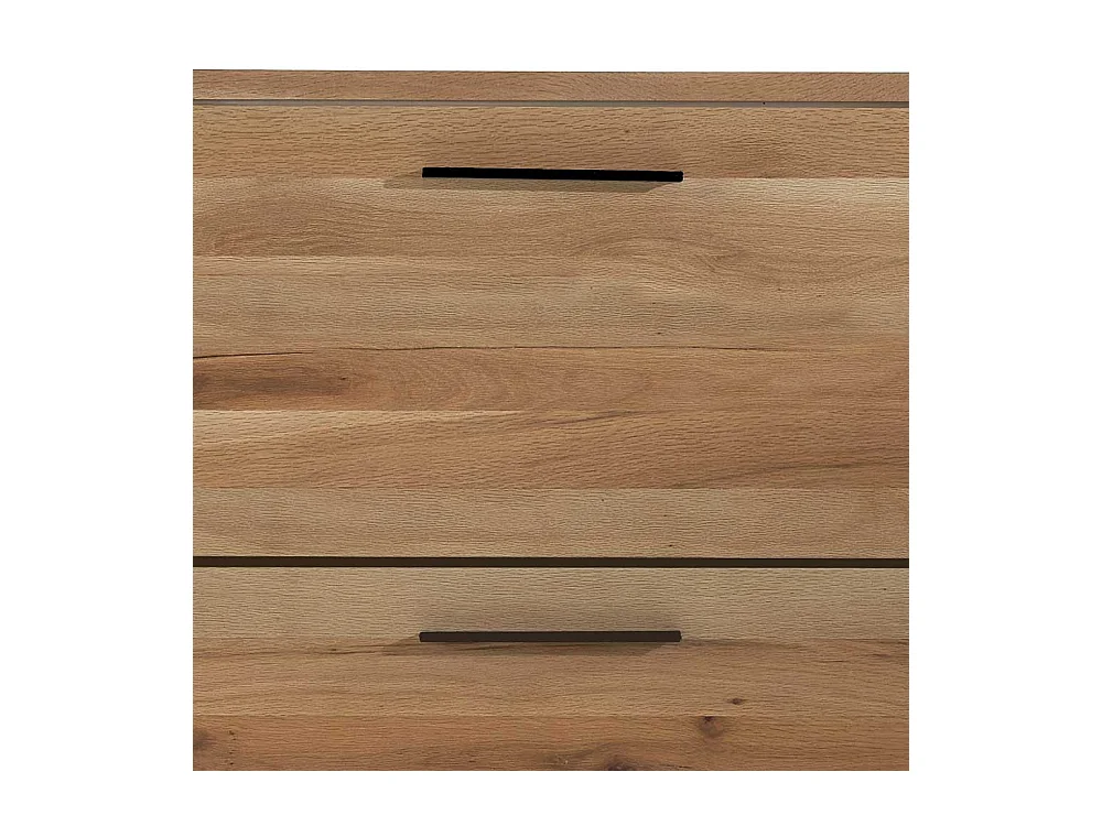 Schuhklappenschrank aus Eiche Massivholz geölt