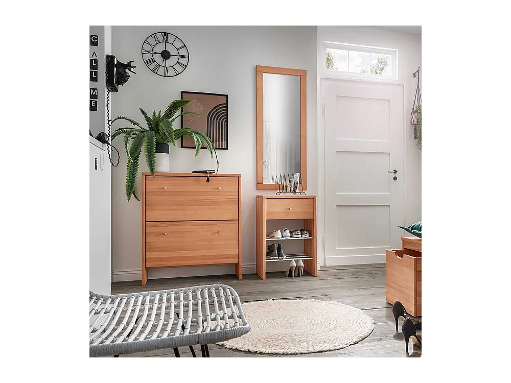 Schuhklapper aus Buche Massivholz modernem Design