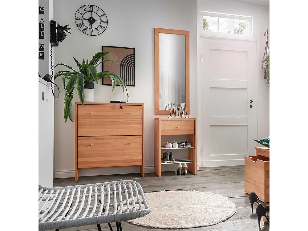 Schuhklapper aus Buche Massivholz modernem Design