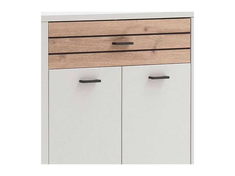 Schuhschrank Garderobenschuhschrank mit einer Schublade und Drehtüren