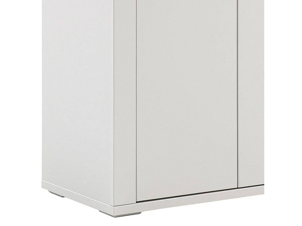 Schuhschrank Garderobenschuhschrank mit einer Schublade und Drehtüren