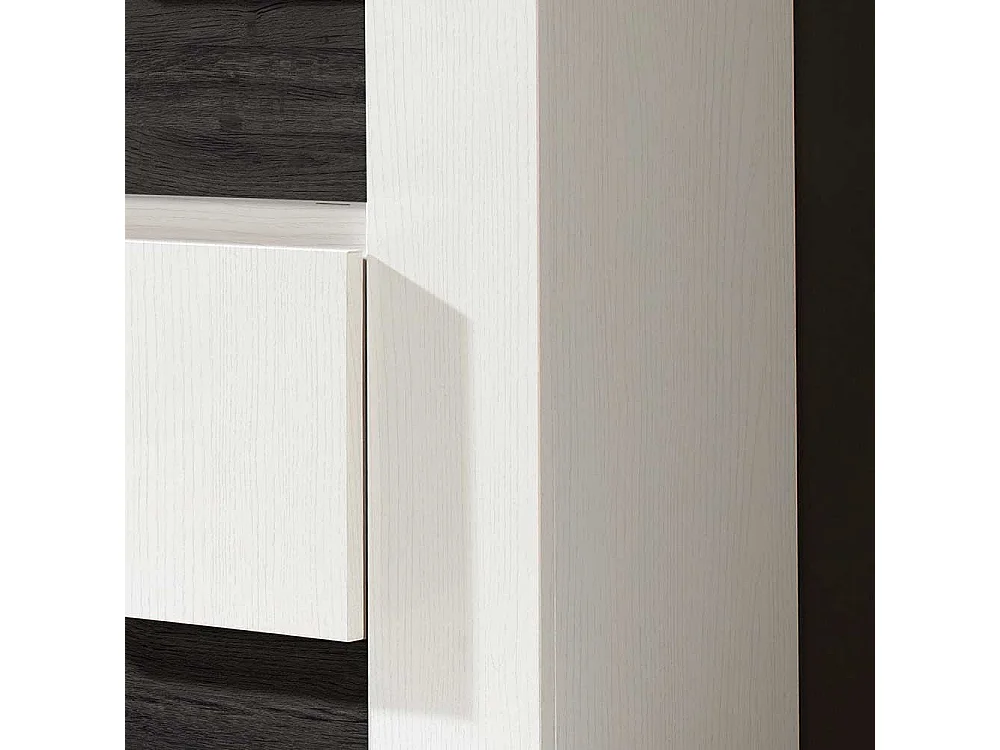 Schuhklapper in Schwarzgrau und Weiß 90 cm breit