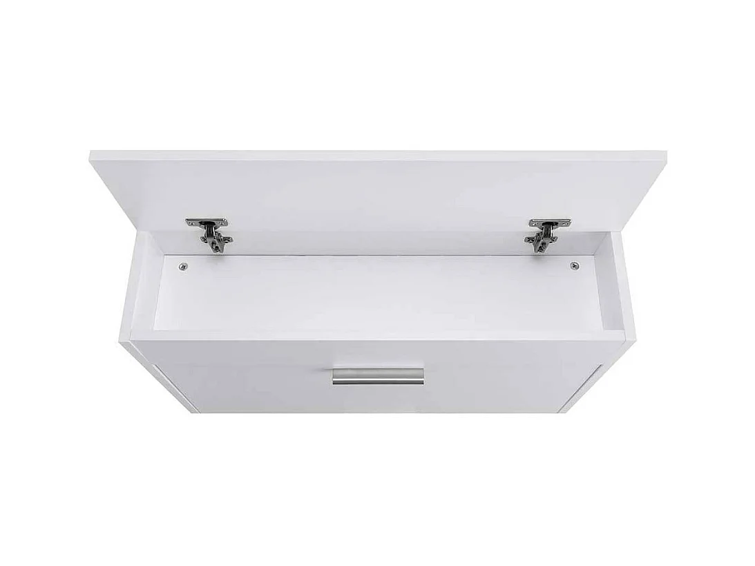 Weißer Schuhkipper mit zwei Schuhwalzen 95 cm hoch