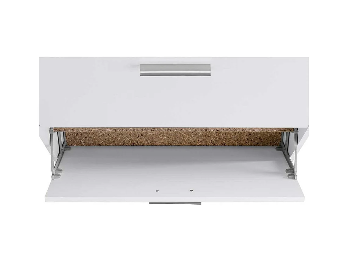 Weißer Schuhkipper mit zwei Schuhwalzen 95 cm hoch