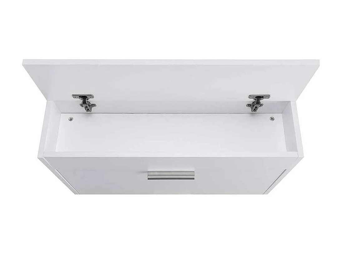 Weißer Schuhkipper mit zwei Schuhwalzen 95 cm hoch