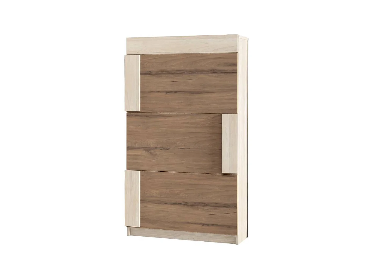 Garderobenschuhschrank Schuhgarderobe mit einer Schublade 129 cm hoch