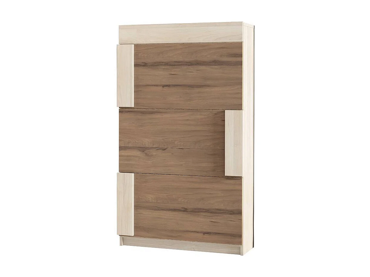 Garderobenschuhschrank Schuhgarderobe mit einer Schublade 129 cm hoch