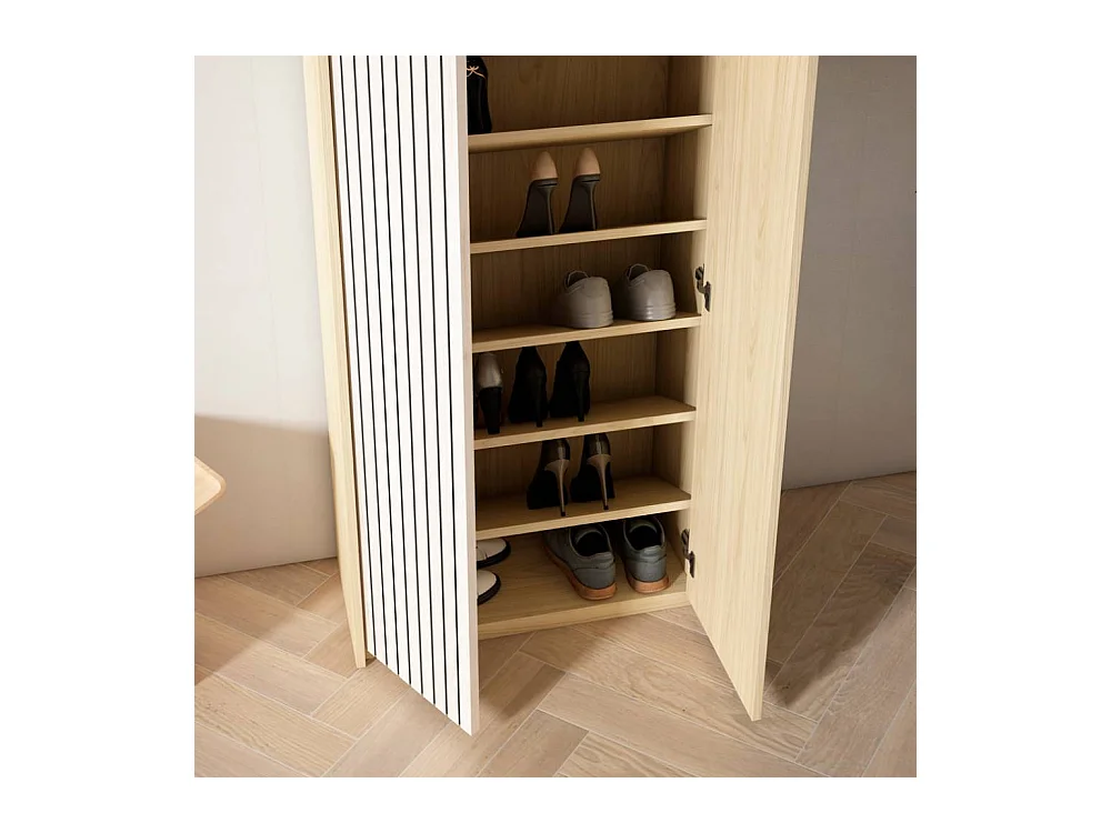 Garderobenschuhschrank Schuhgarderobe in modernem Design 130 cm hoch
