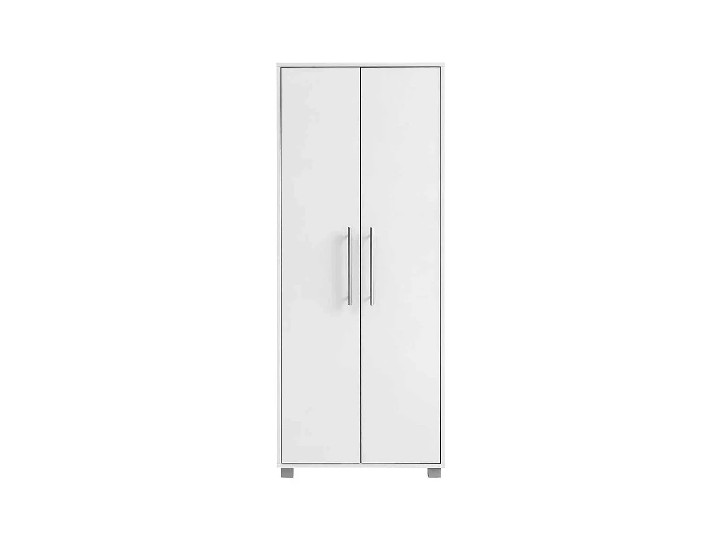 Garderobenschuhschrank in Weiß Stangen Schuhablage