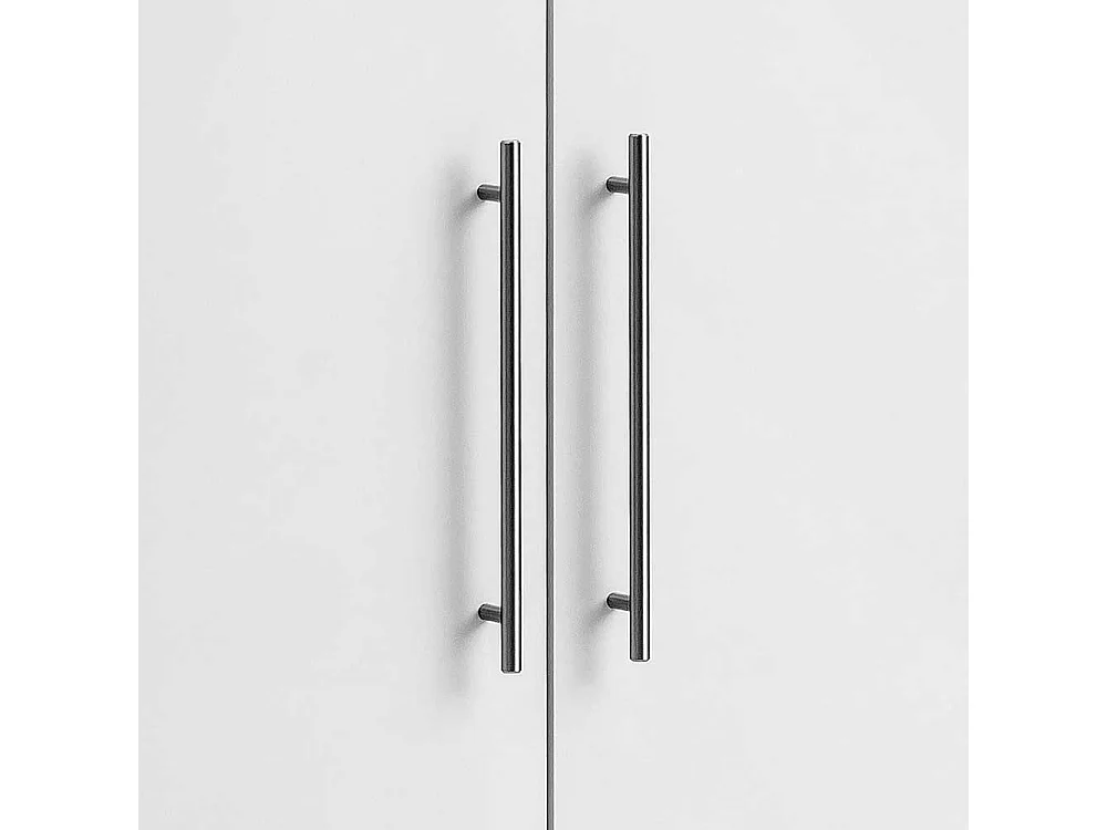 Garderobenschuhschrank in Weiß Stangen Schuhablage