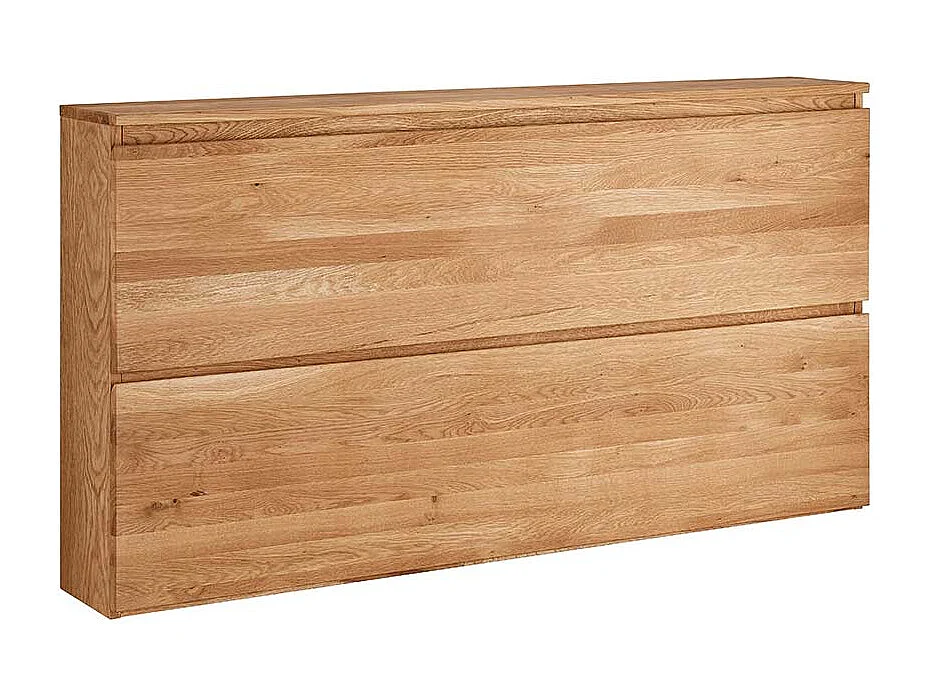 Wand Schuhschrank aus Asteiche Massivholz zwei Schuhwalzen