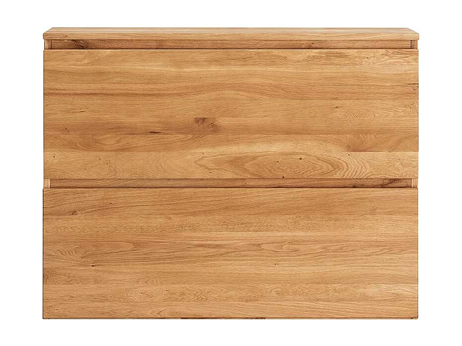 Wand Schuhschrank aus Asteiche Massivholz zwei Schuhwalzen