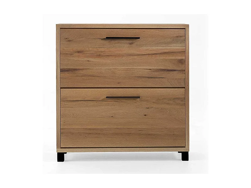 Garderobenschuhschrank aus Eiche Massivholz geölt