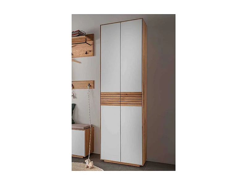 Schuhschrank Schuh Schrank mit Drehtüren 200 cm hoch