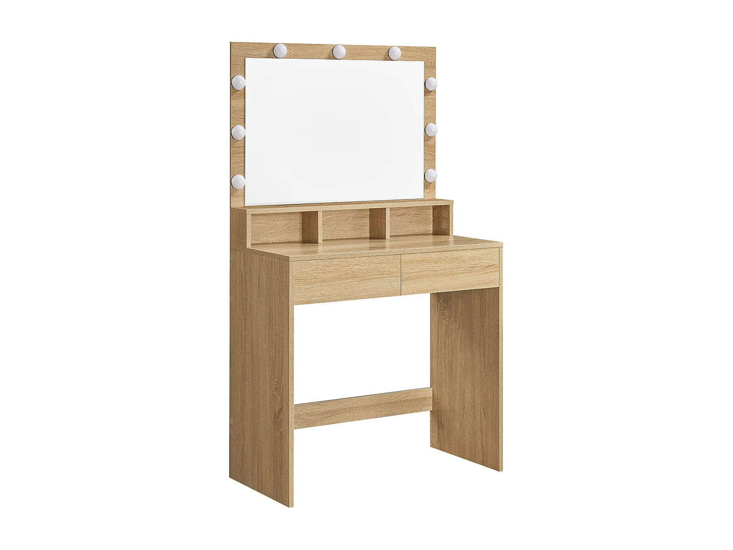 Coiffeuse Valora YOL – Chêne Sonoma avec tiroir de rangement de la chambre