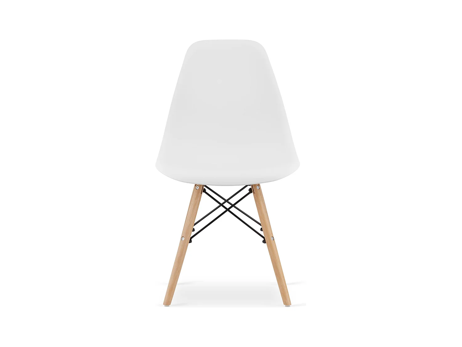 Valora Esszimmerset | YURO 120x80 Weißer Tisch + 4 OSAKA Weiße Stühle