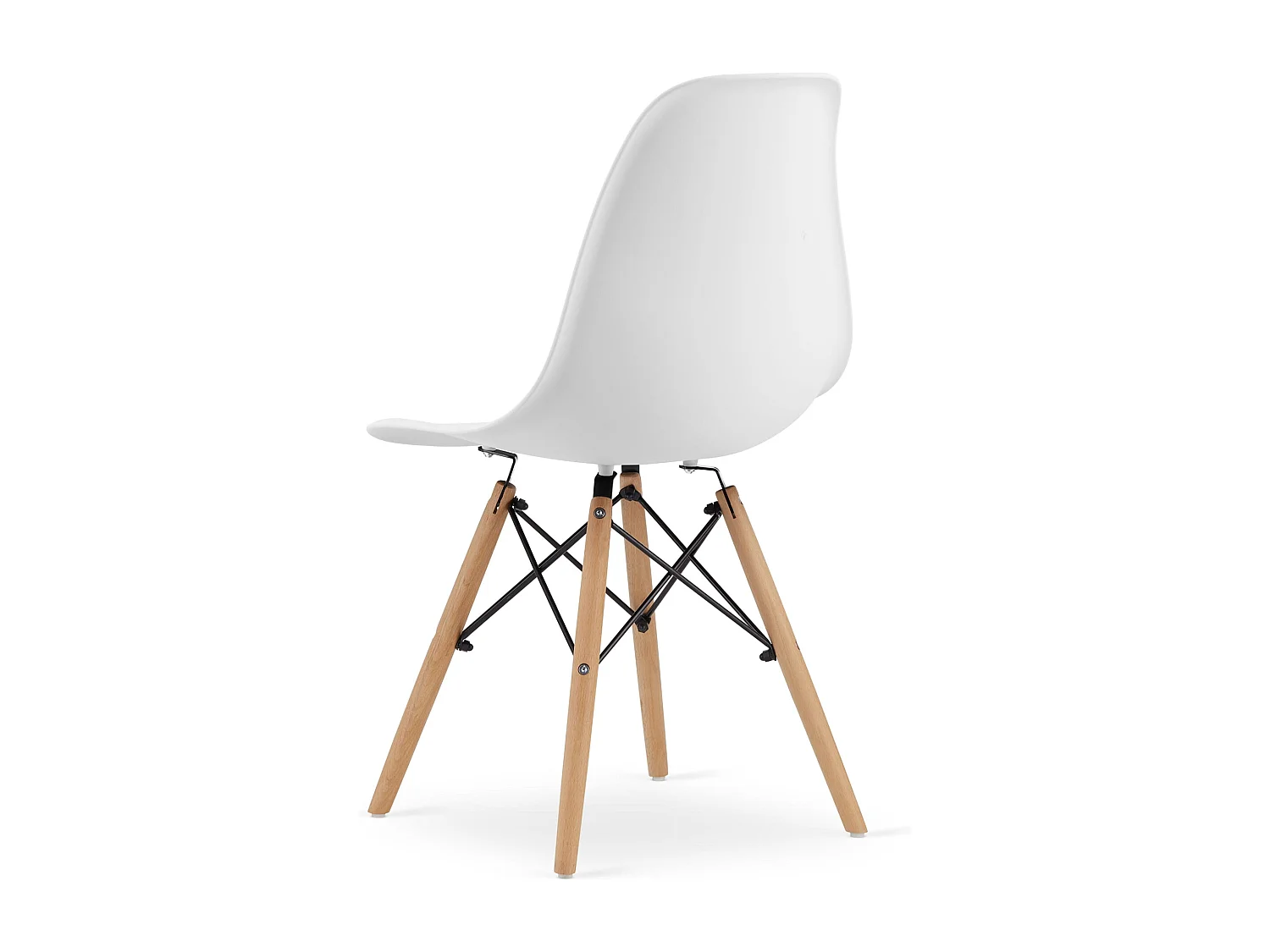 Ensemble salle à manger Valora table ROVA 120x60 chêne + 4 chaises OSAKA noires