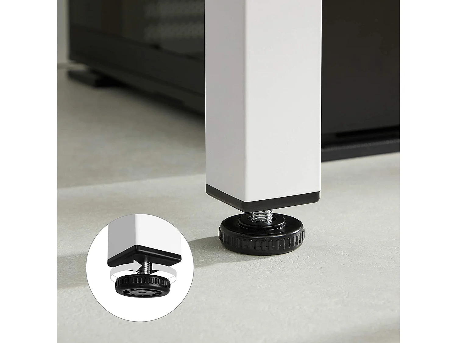 Ensemble salle à manger Valora table ROVA 120x60 chêne + 4 chaises OSAKA noires