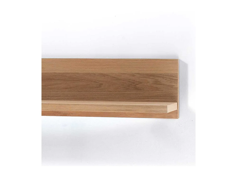 Wandregal in Asteiche Bianco furniert Landhausstil