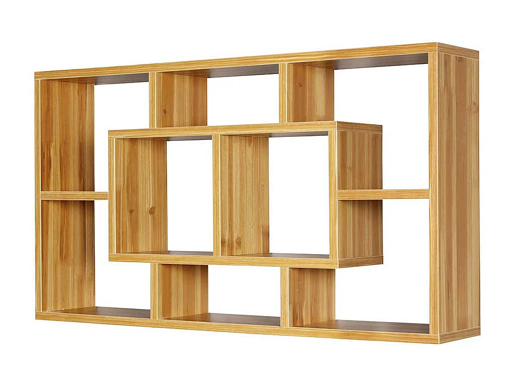 Wandhängeregal modern in Buchefarben 85x48x16 cm