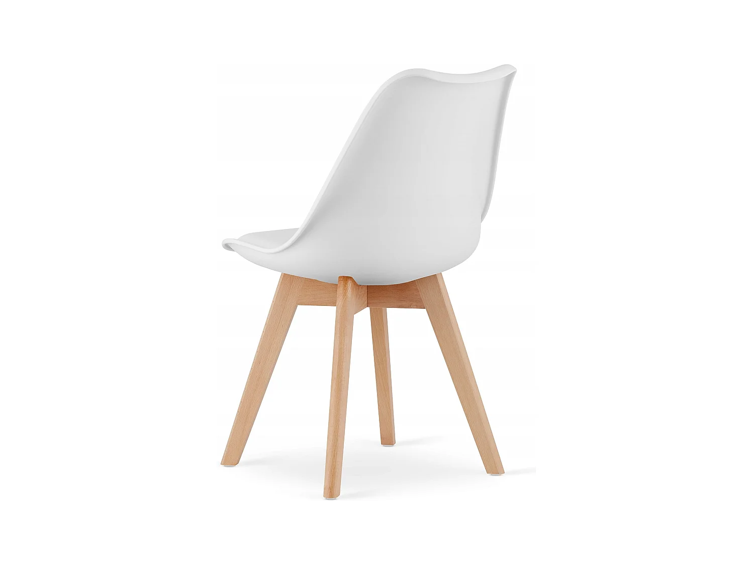 Valora YURO Rechteckiger Tisch 120x80 Weiß + 4 RIKX Weiße Stühle