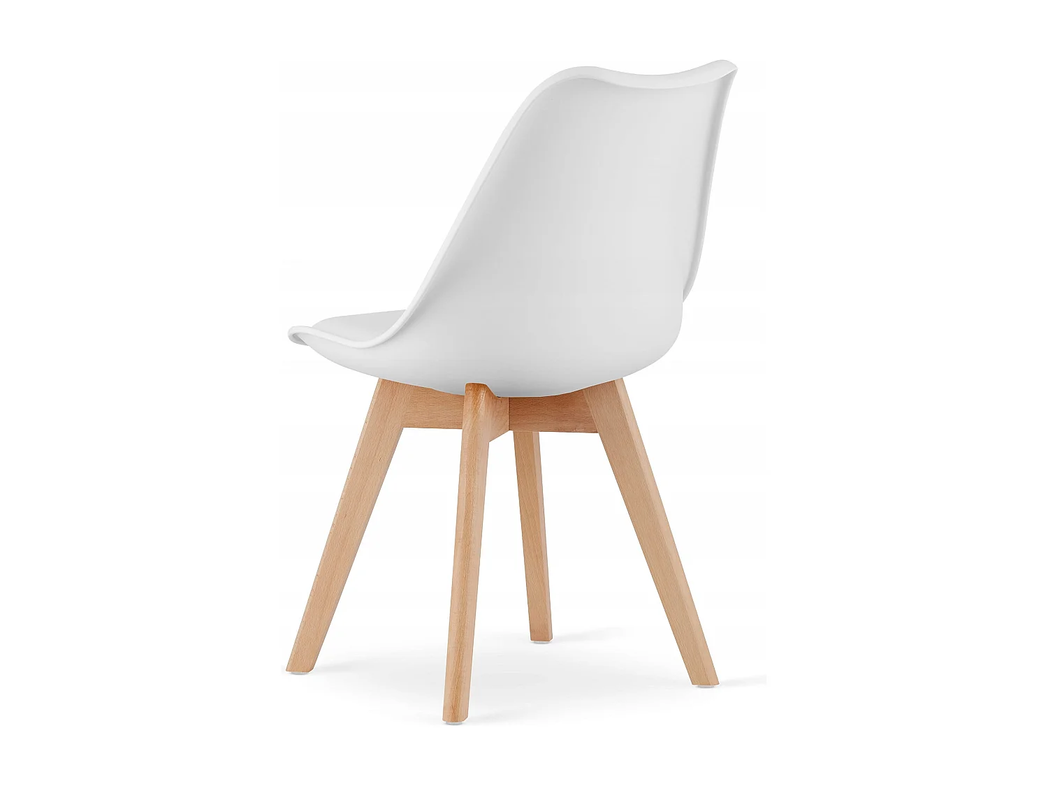 Table rectangulaire Valora YURO 120x80 blanche + 4 chaises RIKX blanches