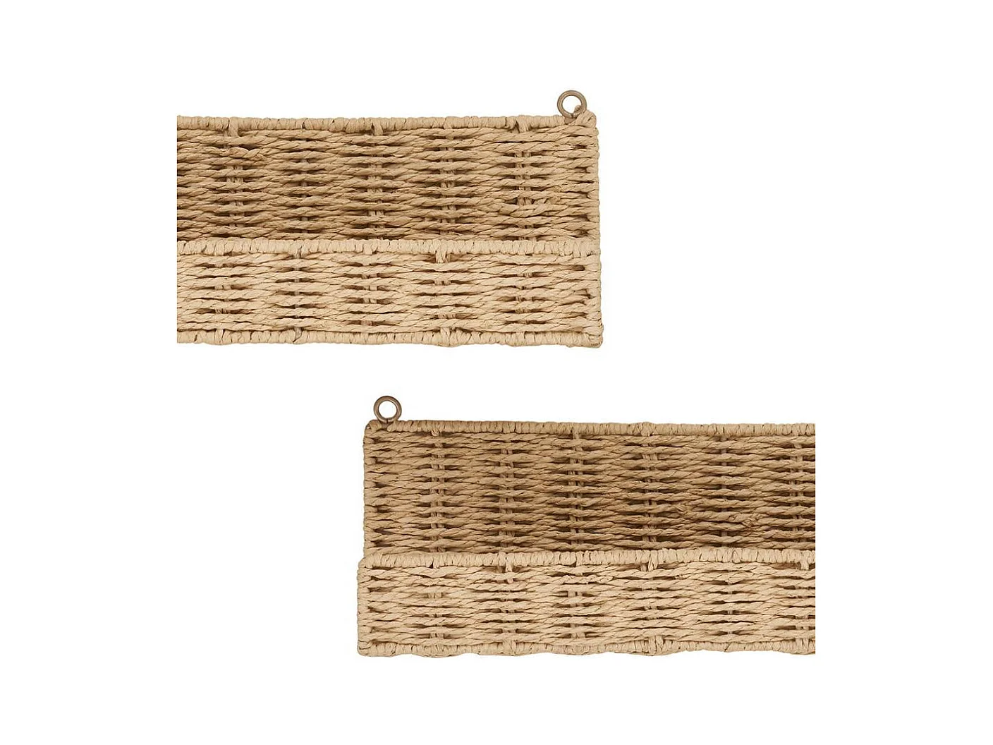 Wandboard H�ngeregal in Beige und rechteckiger Form (zweiteilig)