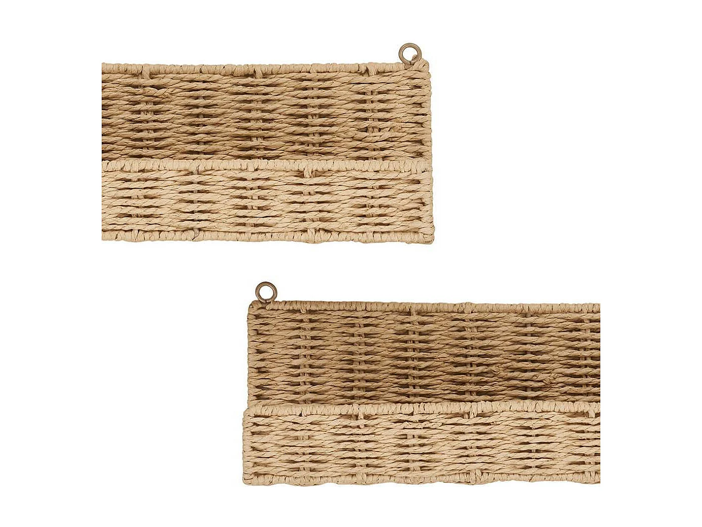 Wandboard Hängeregal in Beige und rechteckiger Form (zweiteilig)