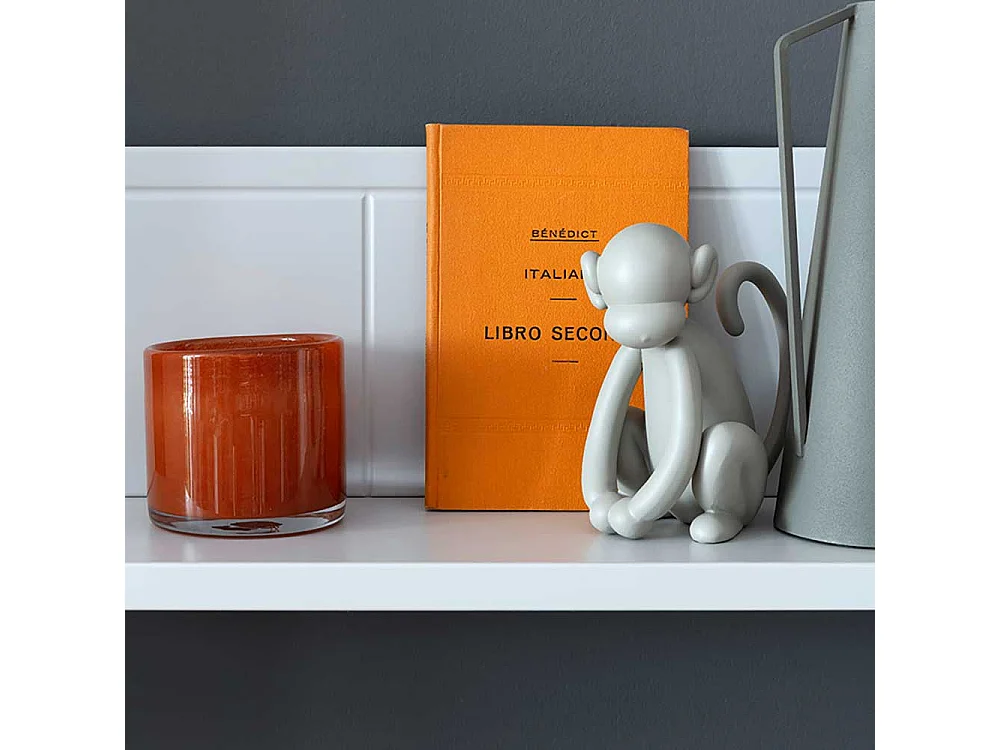 Wandboard lichtgrau in modernem Design 150 cm breit - 21 cm hoch