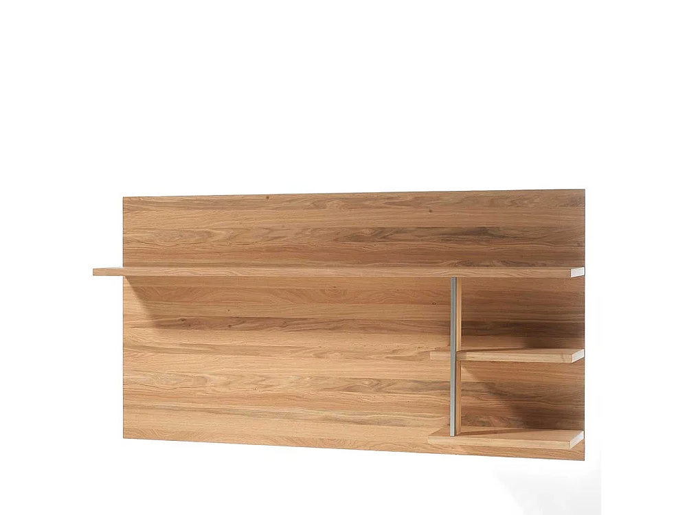 TV Wandboard in Asteiche Bianco furniert Landhausstil