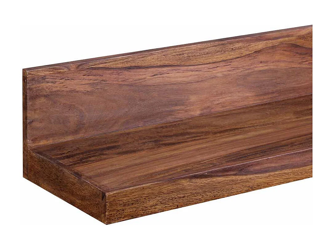 Hängeregal aus Sheesham Massivholz lackiert