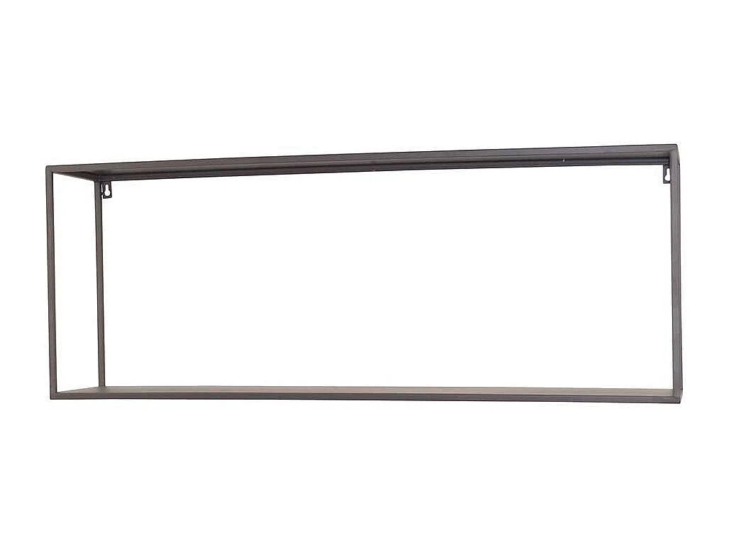 Metall Regale zur Wandmontage rechteckig (zweiteilig)