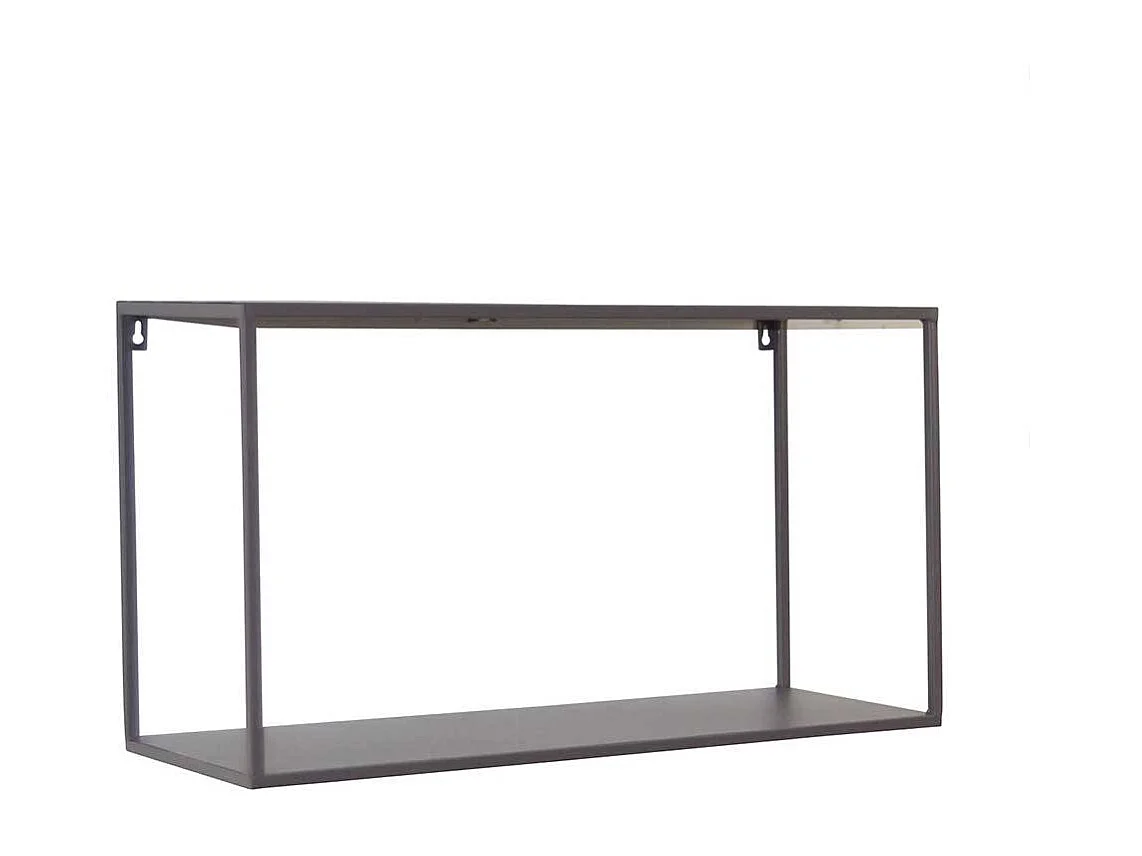 Metall Regale zur Wandmontage rechteckig (zweiteilig)