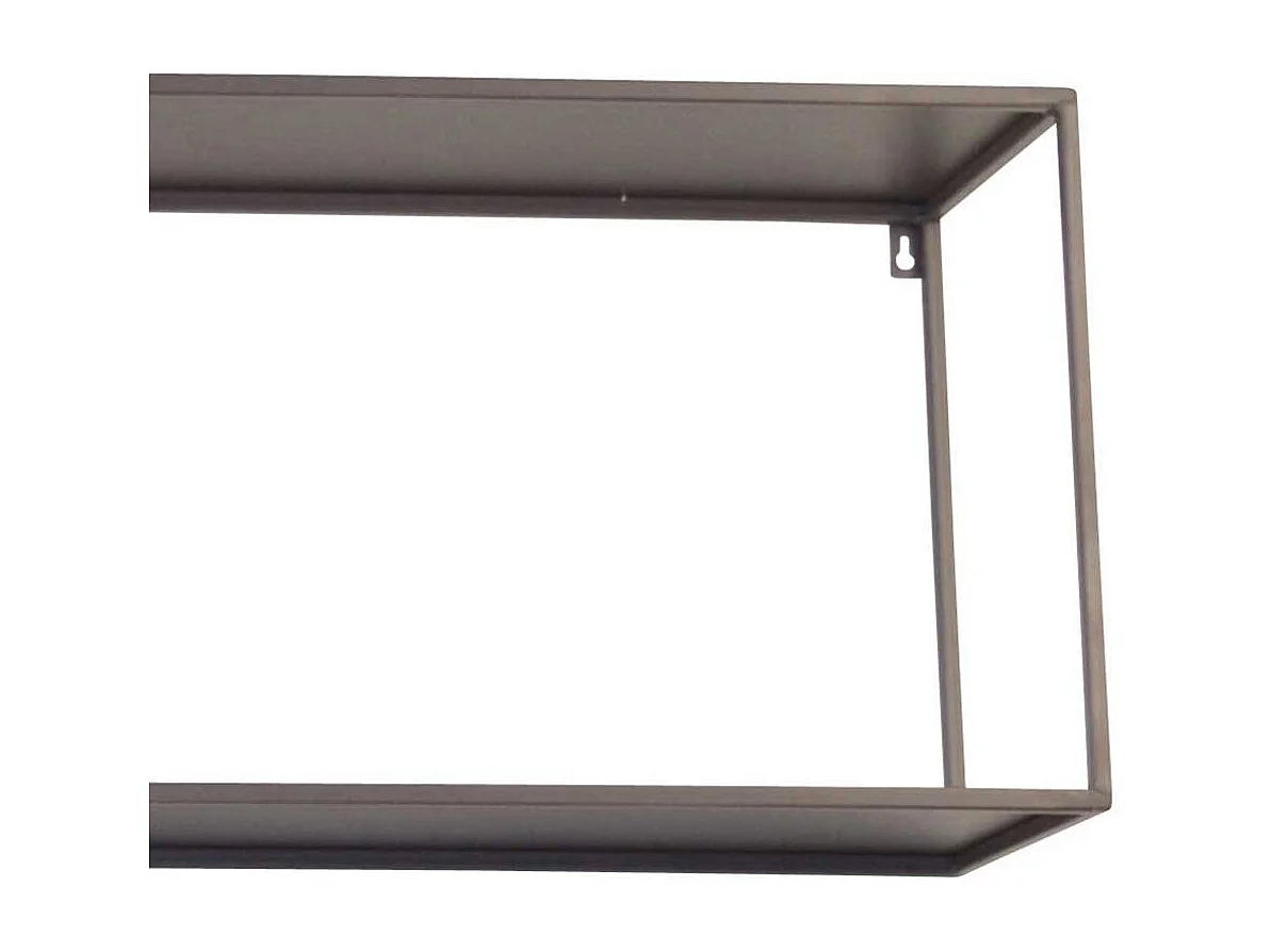 Metall Regale zur Wandmontage rechteckig (zweiteilig)