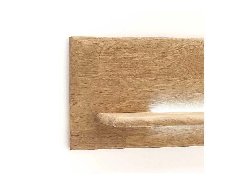 Wandboard massiv in Eiche Bianco 150 cm breit