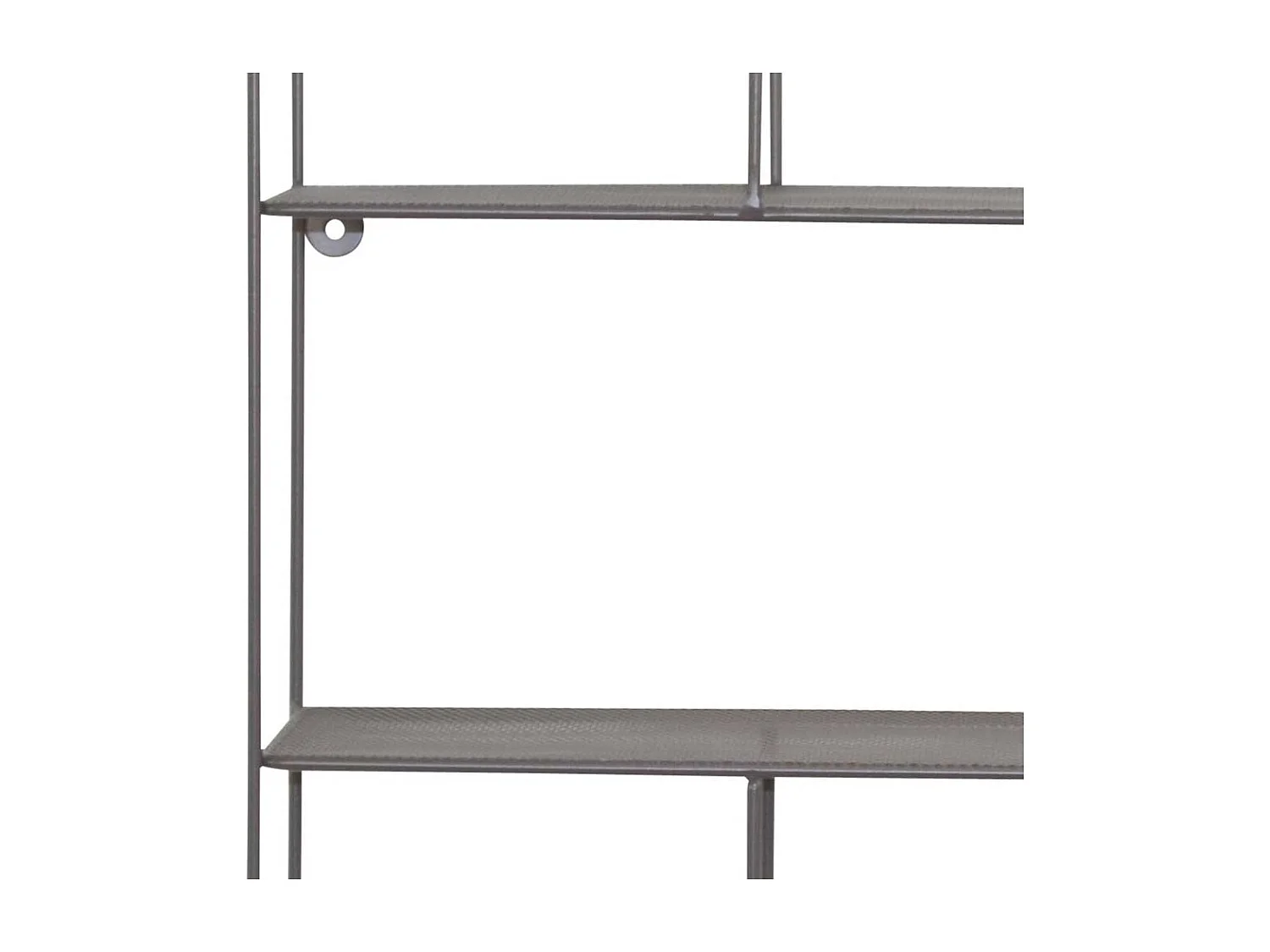 Wandregal Grau aus Metall modernem Design