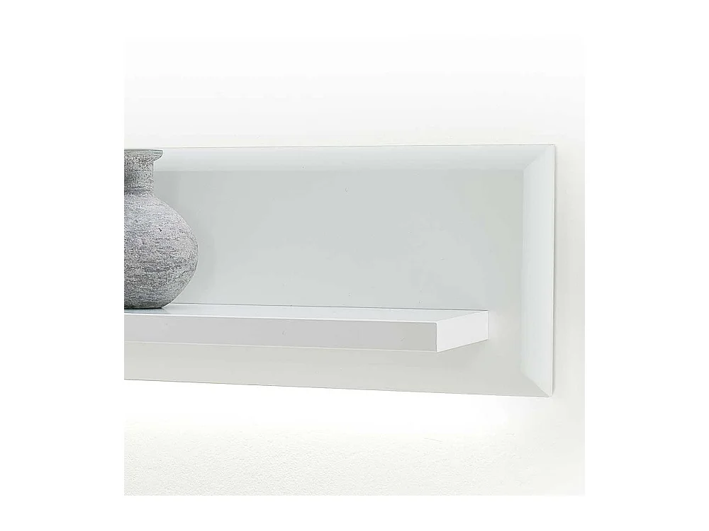 Wandregal in Weiß 150 cm breit