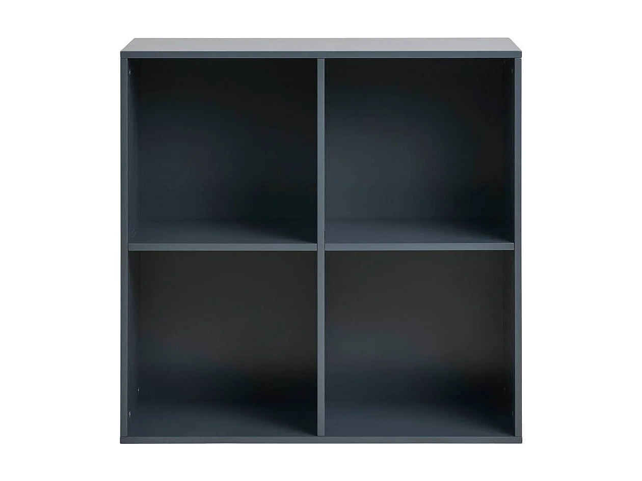 Wandregal Wohnzimmerregal aus MDF in Dunkelgrau