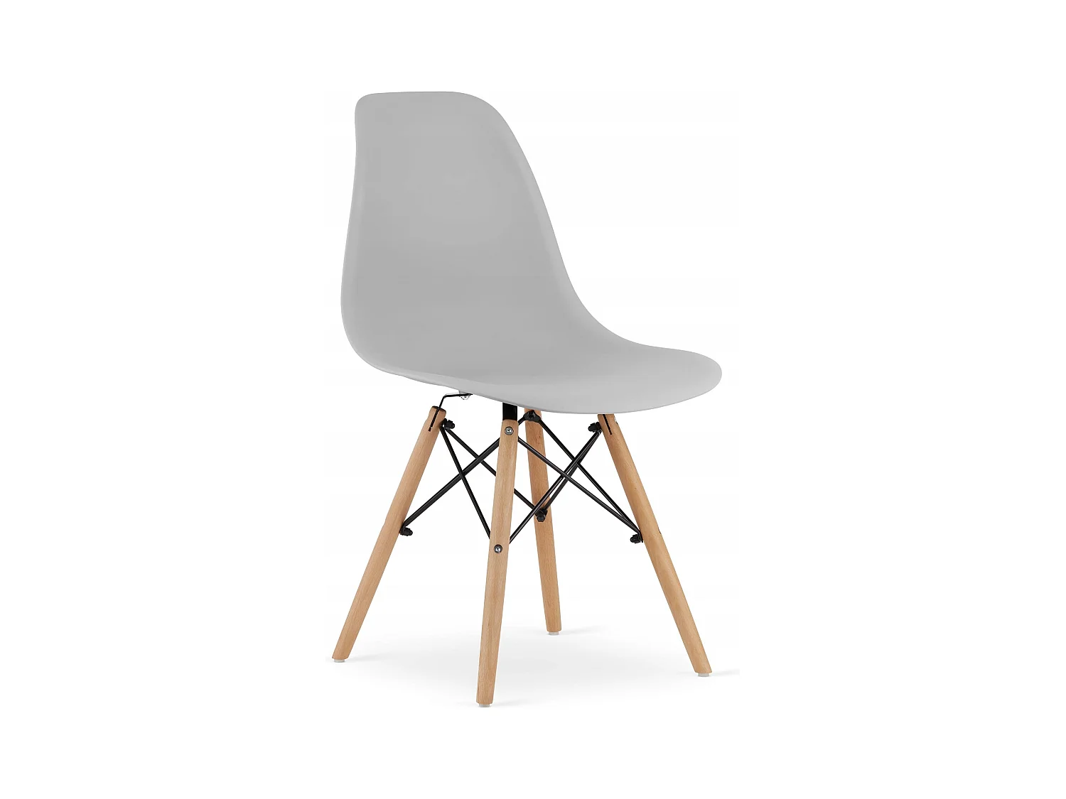 Value Table rectangulaire YURO 120x80 blanche + 6 chaises OSAKA grises