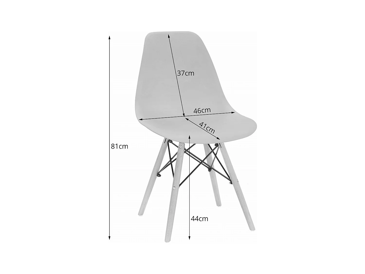 Value Table rectangulaire YURO 120x80 blanche + 6 chaises OSAKA grises