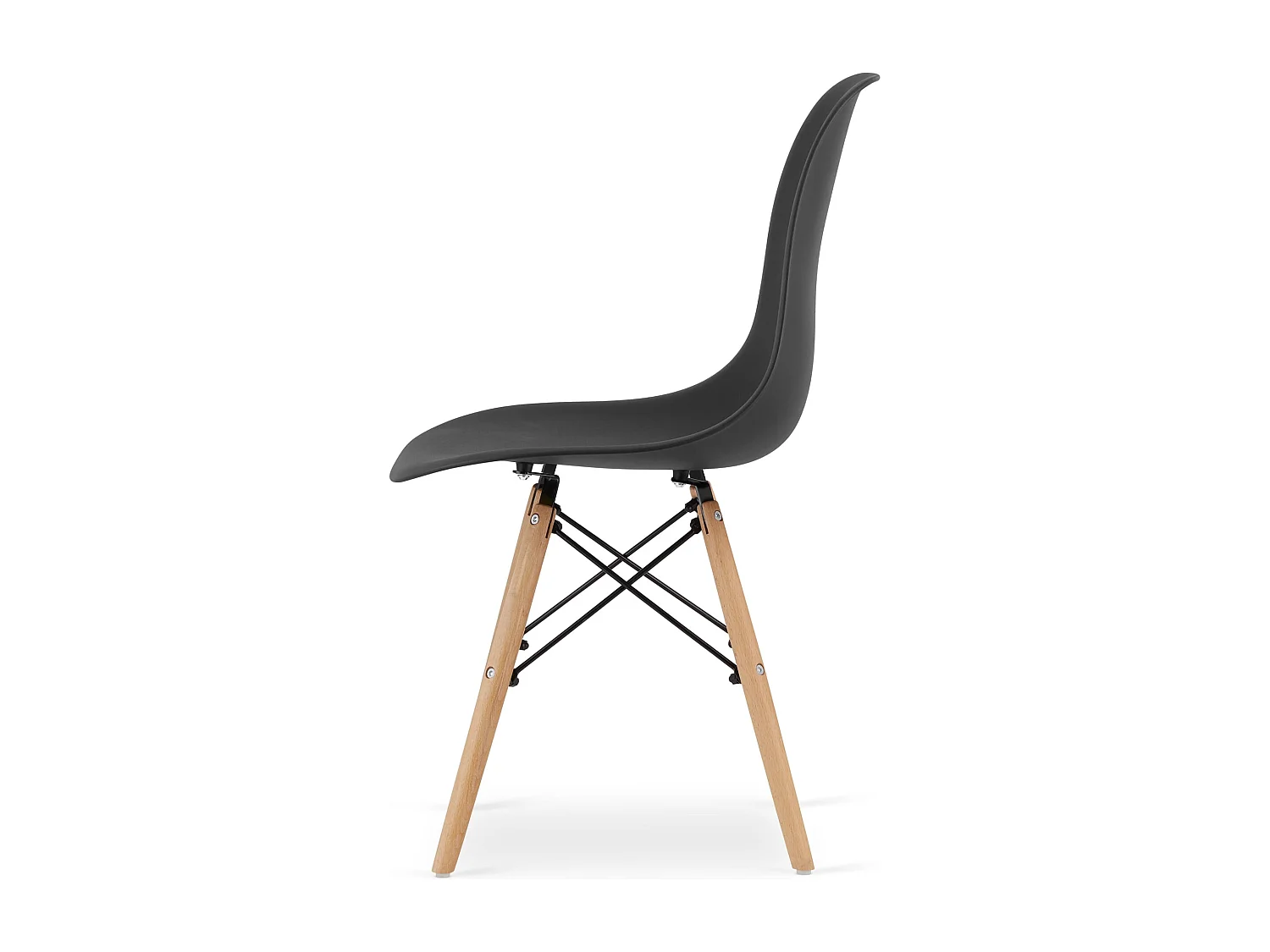 Zestaw obiadowy Valora | Stół 120x80 Craft Black + 4 krzesła OSAKA Black