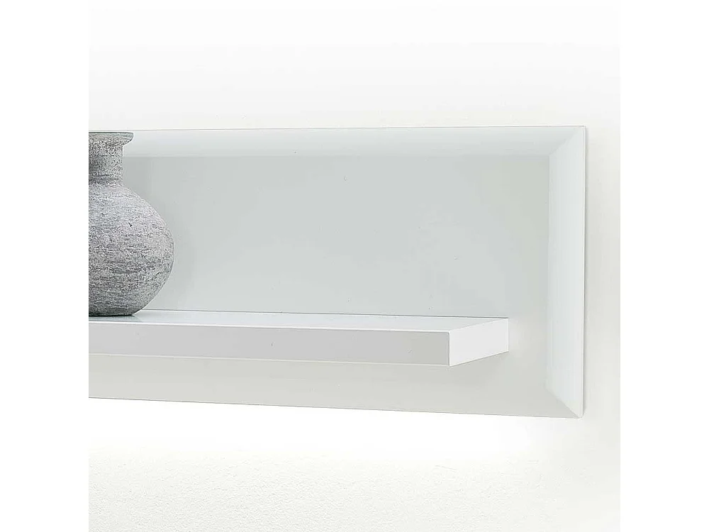 Wandregal in Weiß 150 cm breit