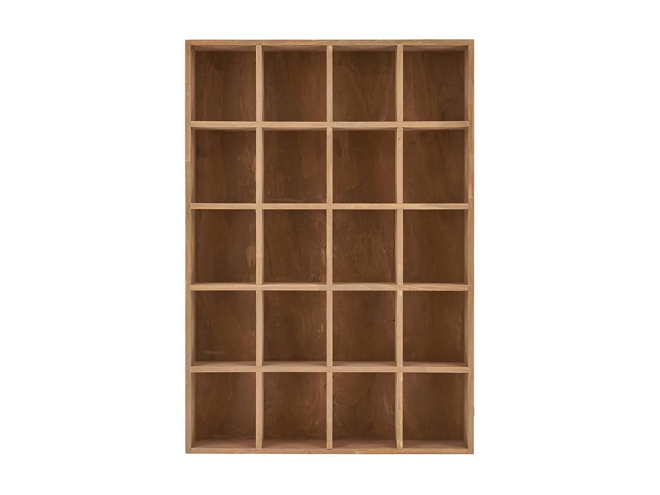 Setzkasten Hängeregal im Retrostil 63 cm hoch