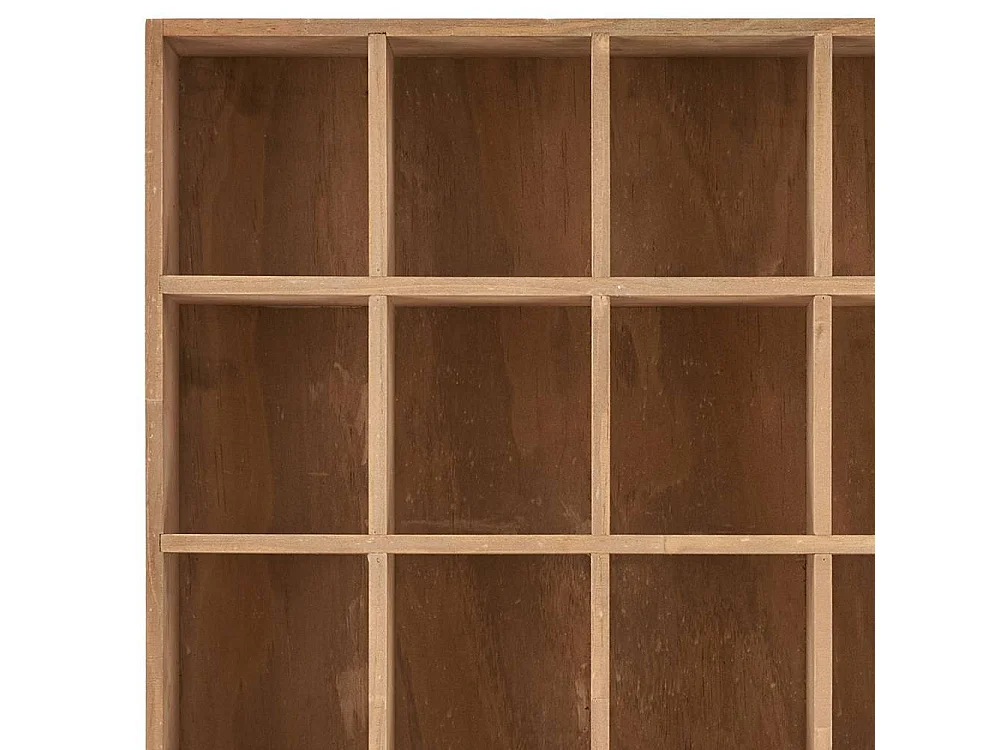 Setzkasten Hängeregal im Retrostil 63 cm hoch