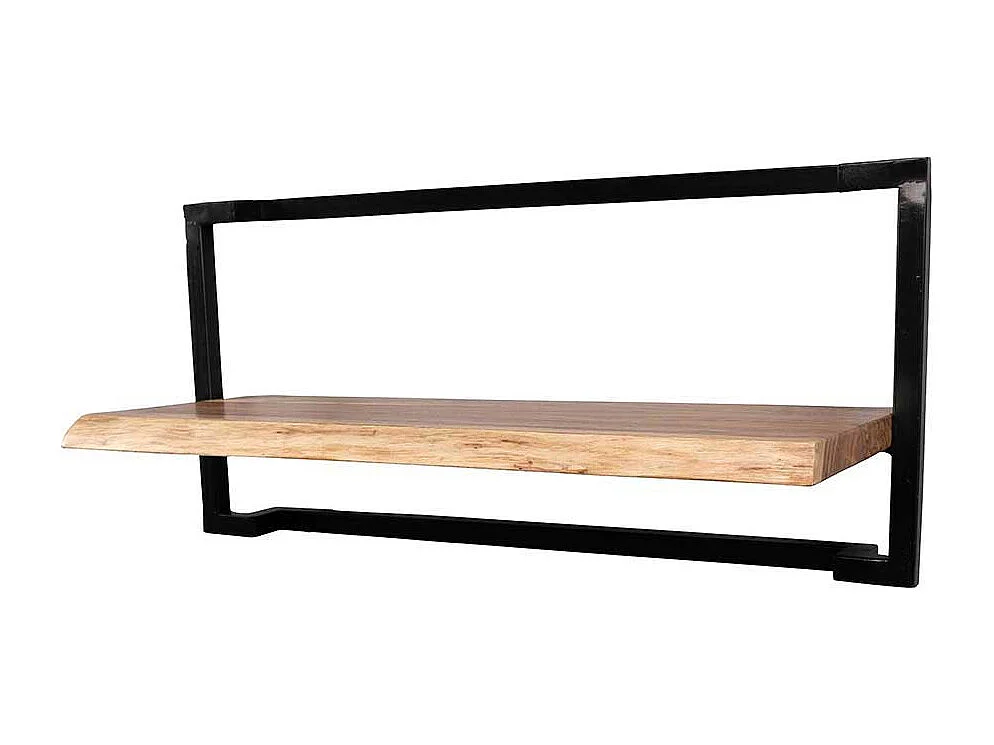 Wand Regal Holzregal im Industry und Loft Stil 100 cm breit