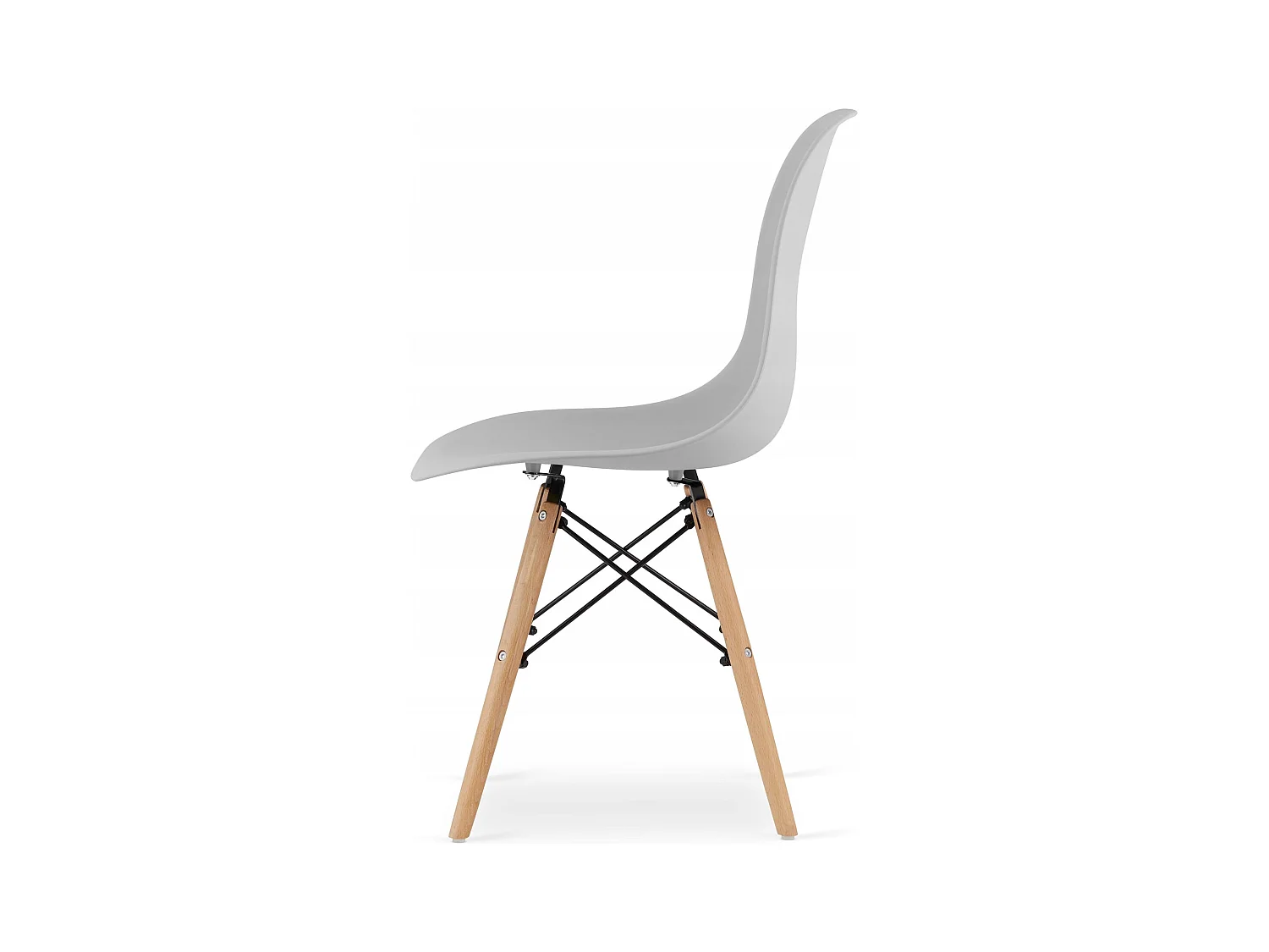 Valora ROVA 120x60 Tischset aus heller Eiche mit 4 Stühlen in OSAKA-Grau