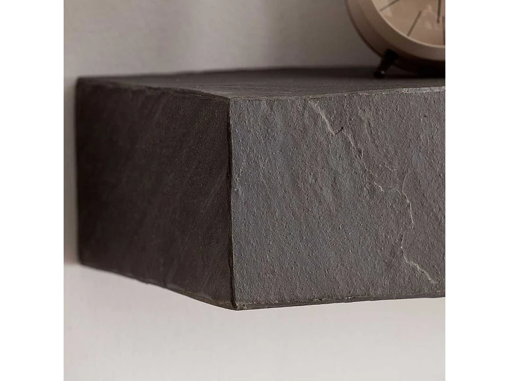 Wand Regal Wandboard in Steinoptik beschichtet - Anthrazit