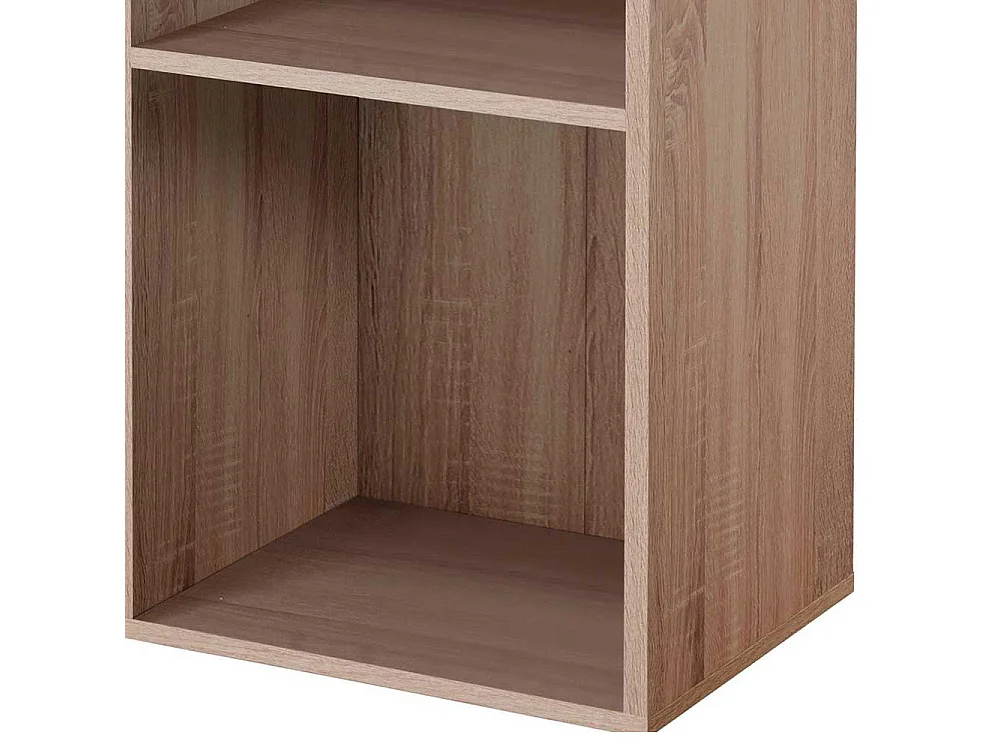 Kleines Regal in Sonoma-Eiche Holzoptik 2 Fächer